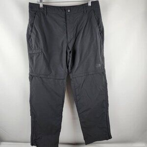 The North Face Pants Mens 34x30 Gray Paramount Convertible Cargo Ankle Zips